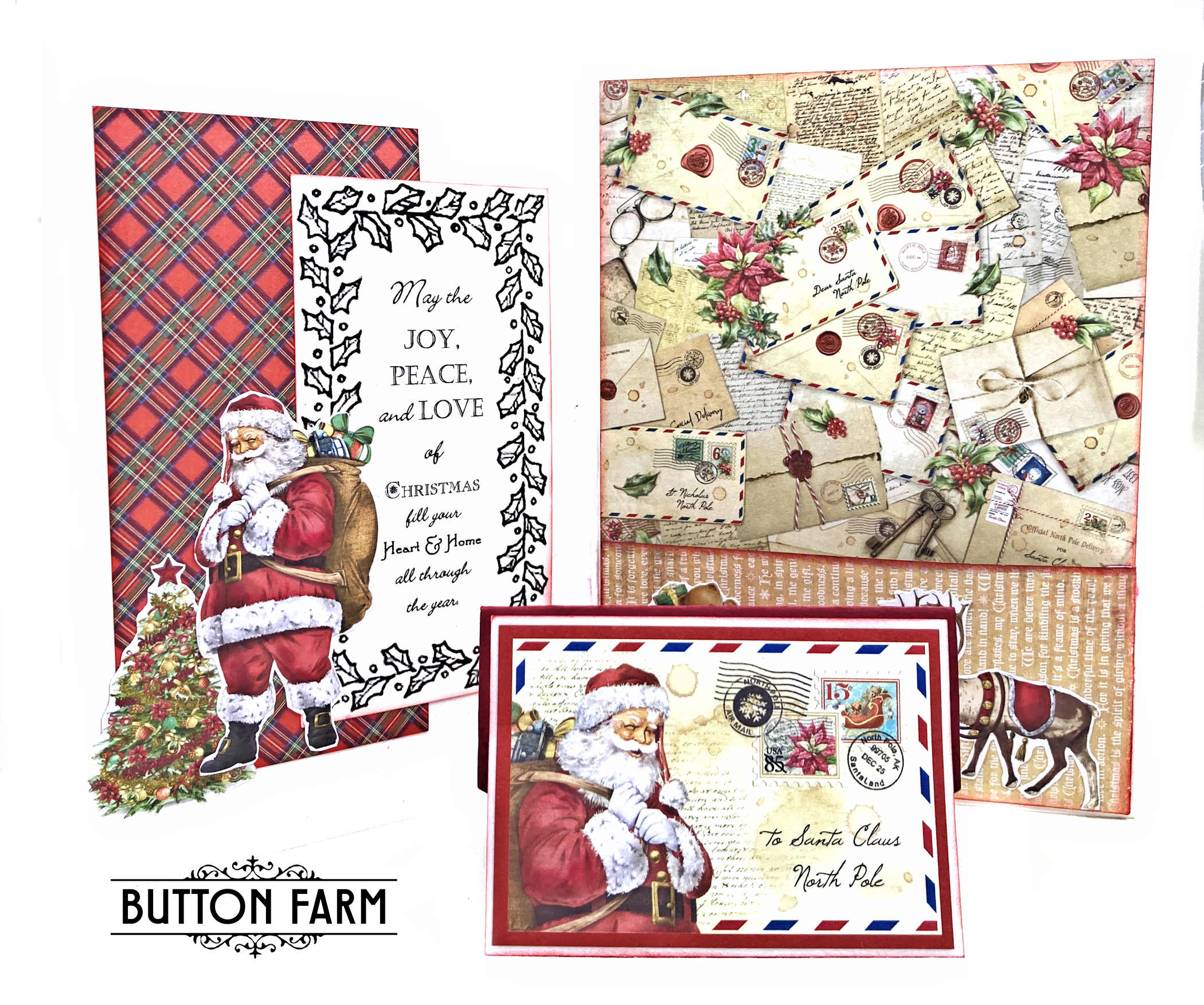 Dear Santa Card Kit by Kathy Clement