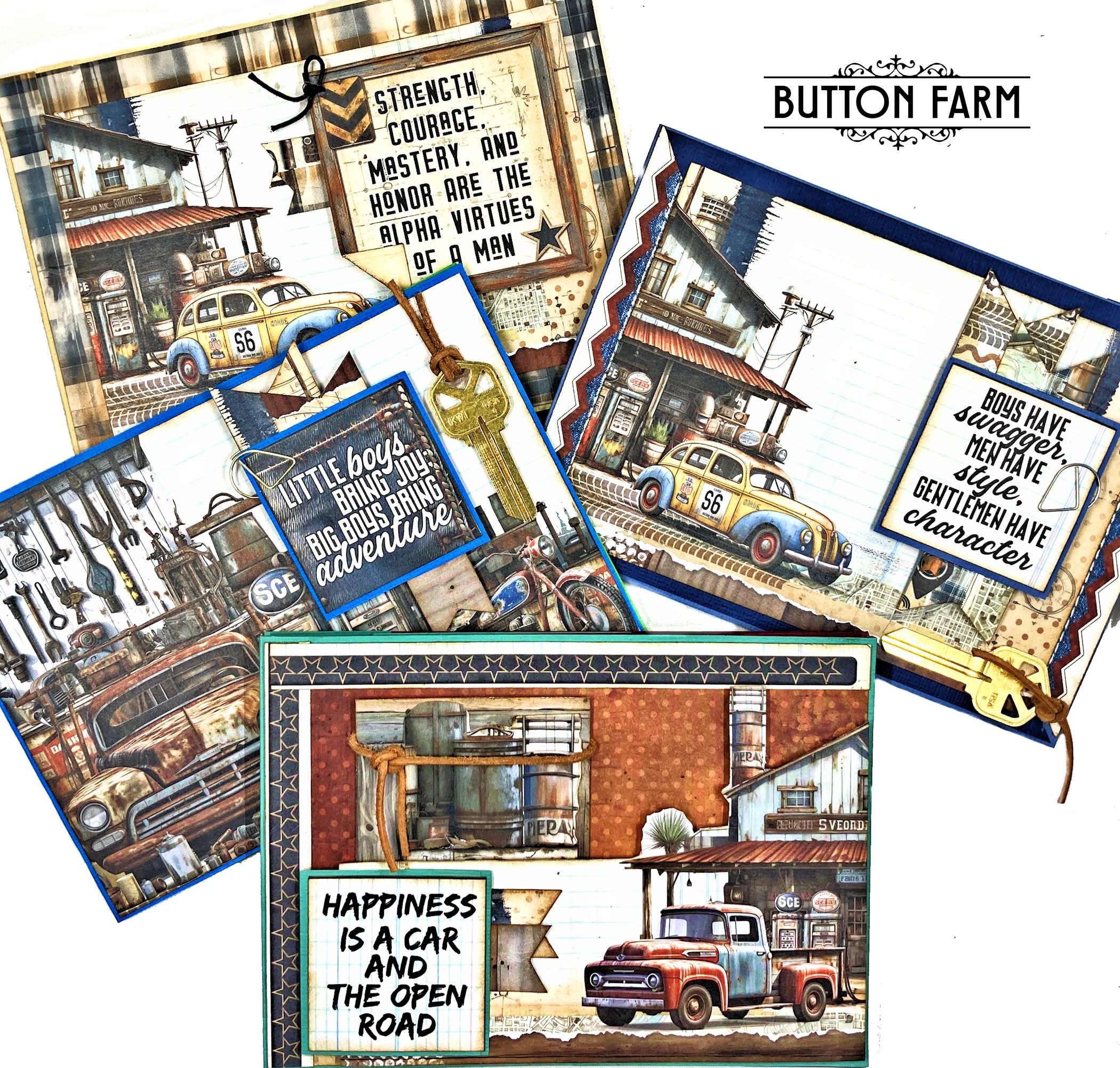 49 & Market Rust & Revs Masculine Kinetic Card Kit DIGITAL TUTORIAL ONLY