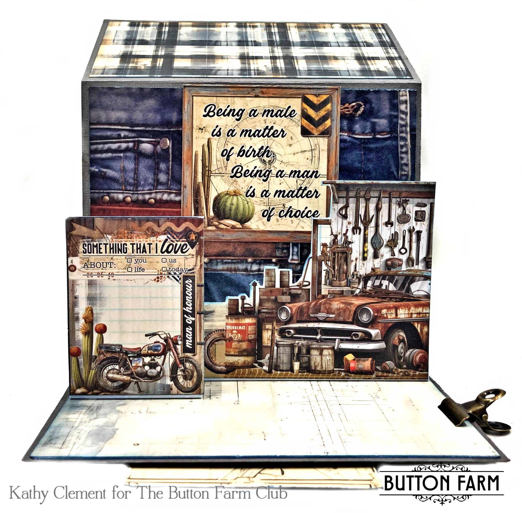 49 & Market Rust & Revs Masculine Kinetic Card Kit DIGITAL TUTORIAL ONLY