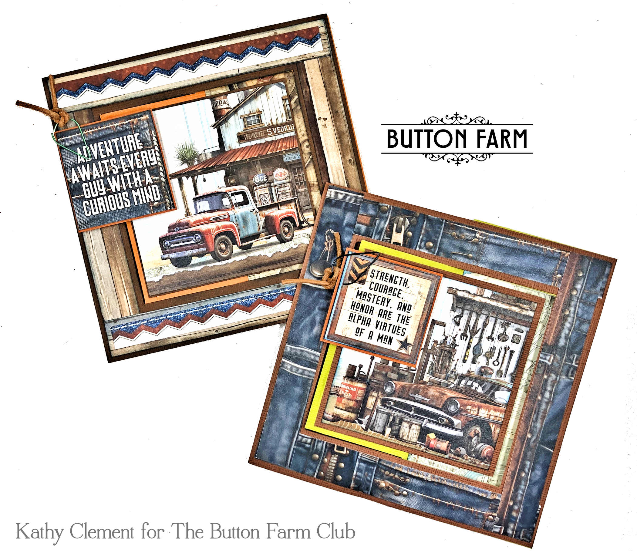 49 & Market Rust & Revs Masculine Kinetic Card Kit DIGITAL TUTORIAL ONLY