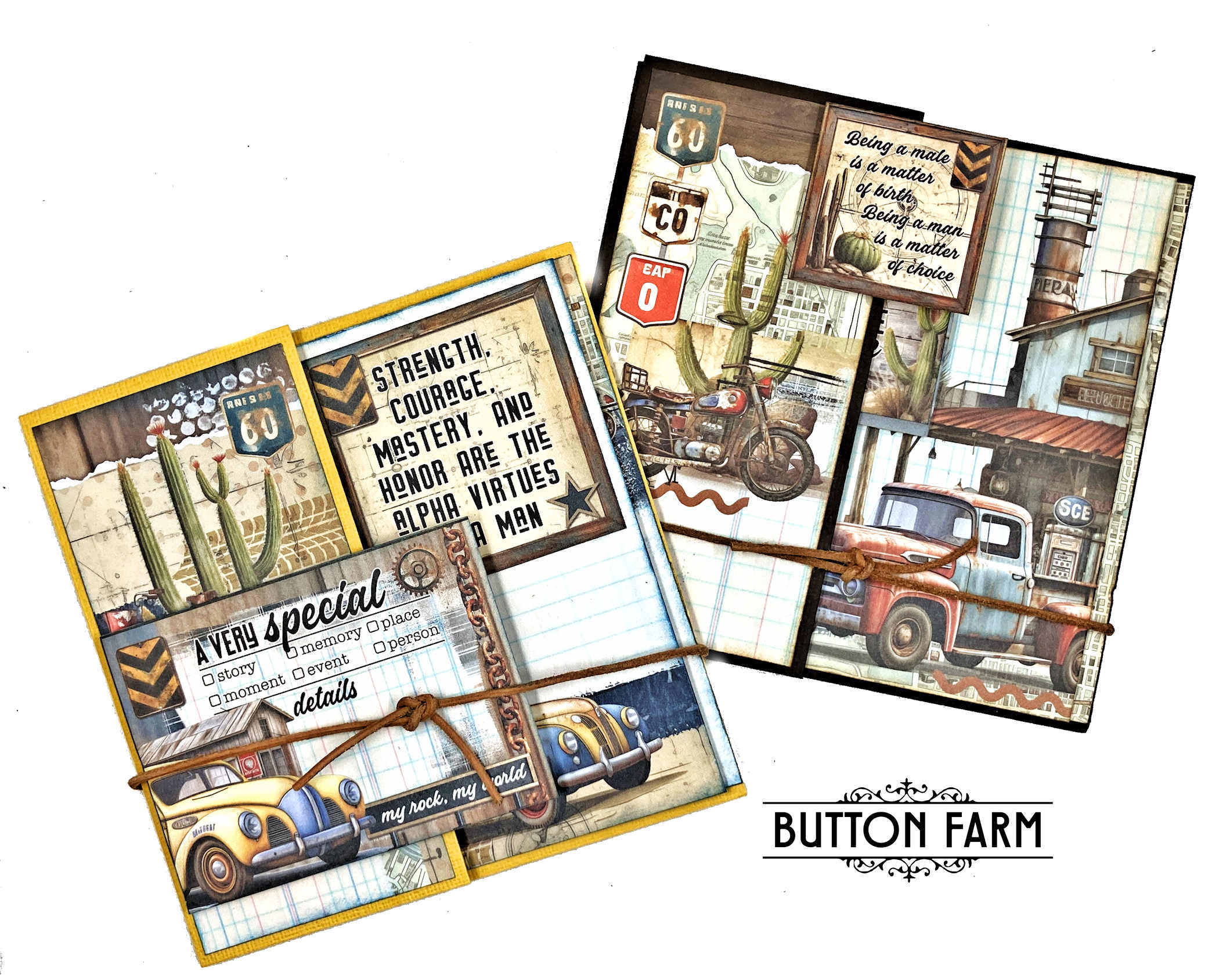 49 & Market Rust & Revs Masculine Kinetic Card Kit DIGITAL TUTORIAL ONLY