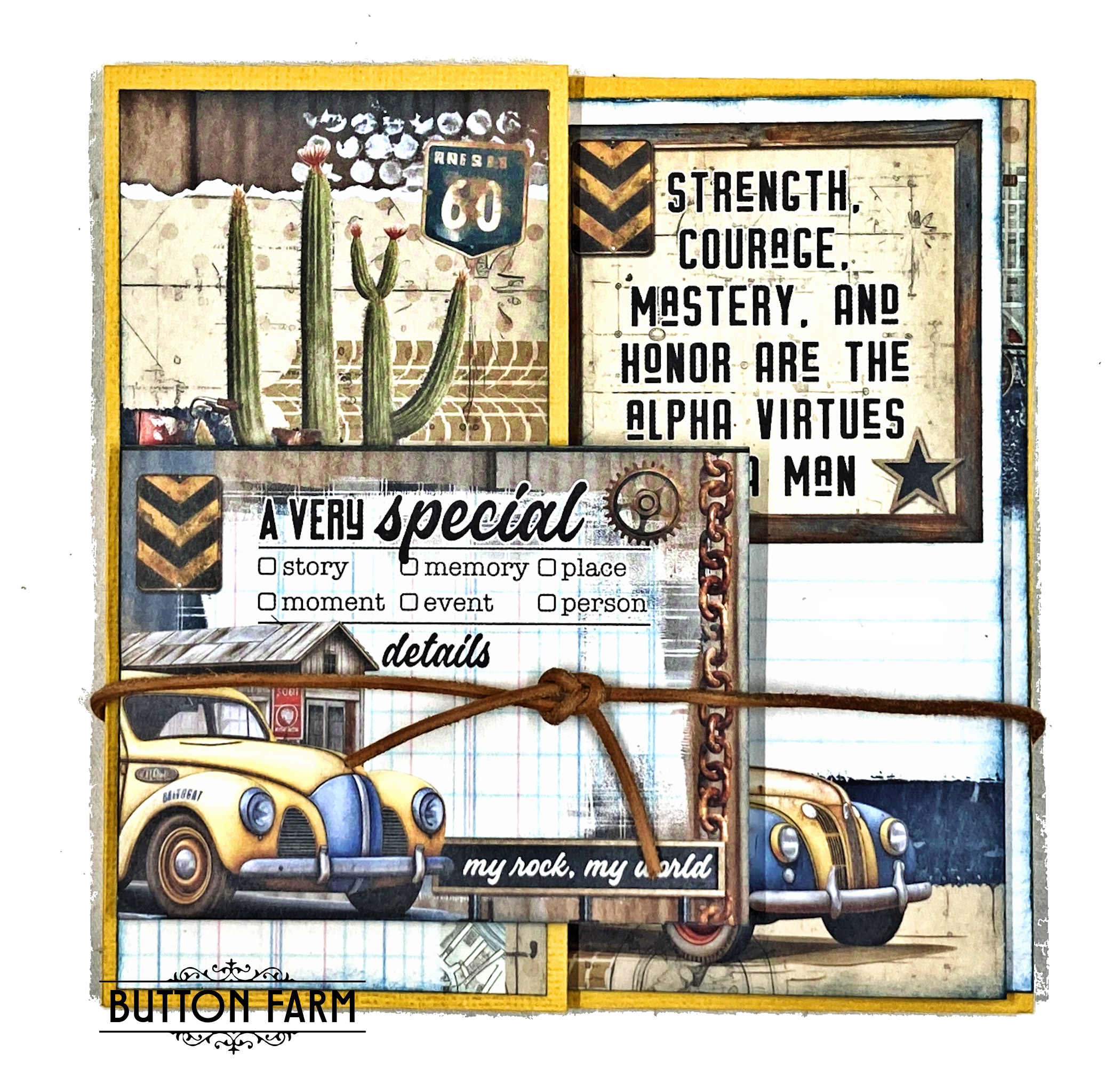 49 & Market Rust & Revs Masculine Kinetic Card Kit DIGITAL TUTORIAL ONLY