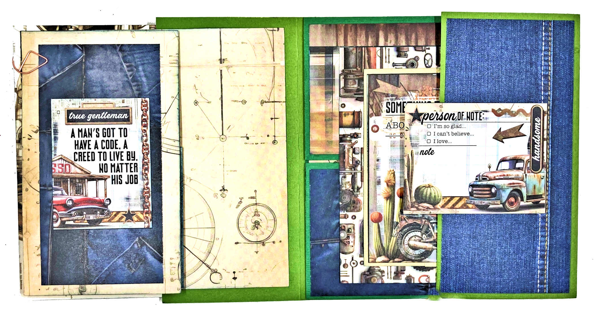 49 & Market Rust & Revs Masculine Kinetic Card Kit DIGITAL TUTORIAL ONLY