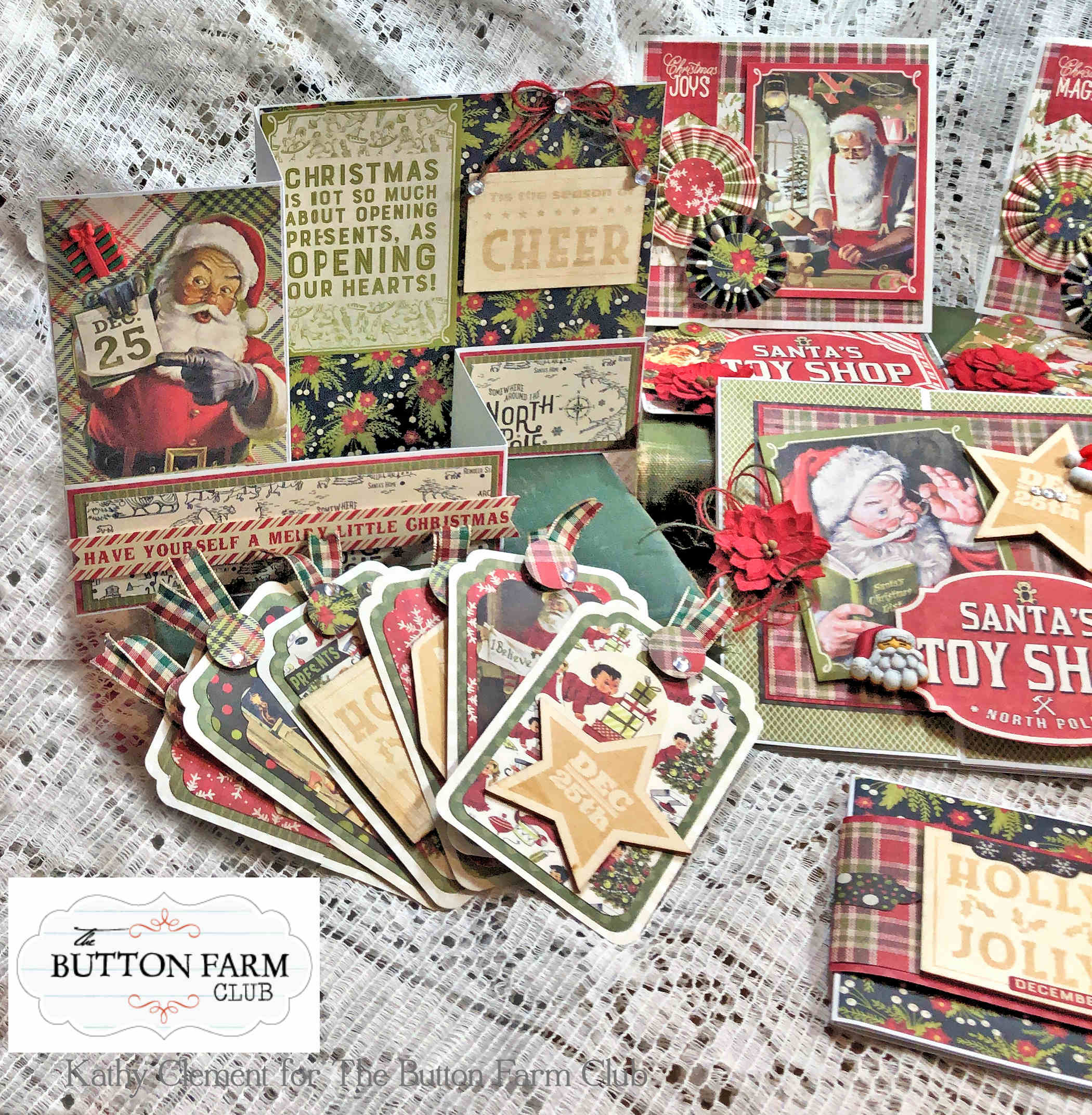 A Magical Christmas Card Kit by Kathy Clement ~ DIGITAL TUTORIAL