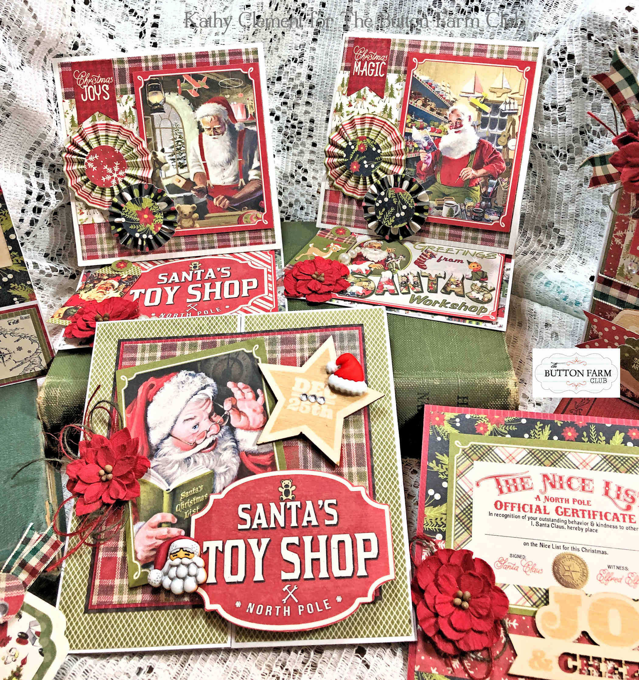 A Magical Christmas Card Kit by Kathy Clement ~ DIGITAL TUTORIAL