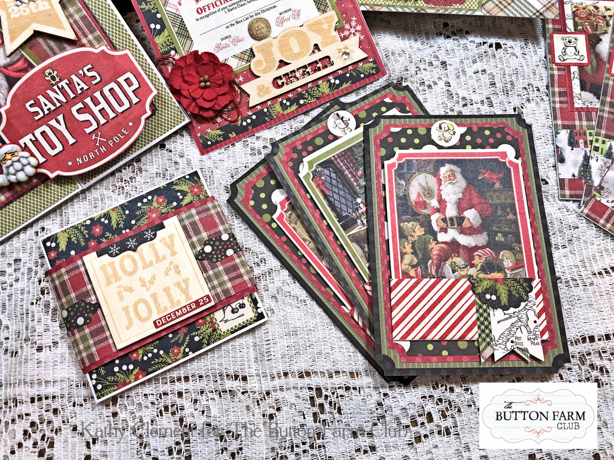 A Magical Christmas Card Kit by Kathy Clement ~ DIGITAL TUTORIAL